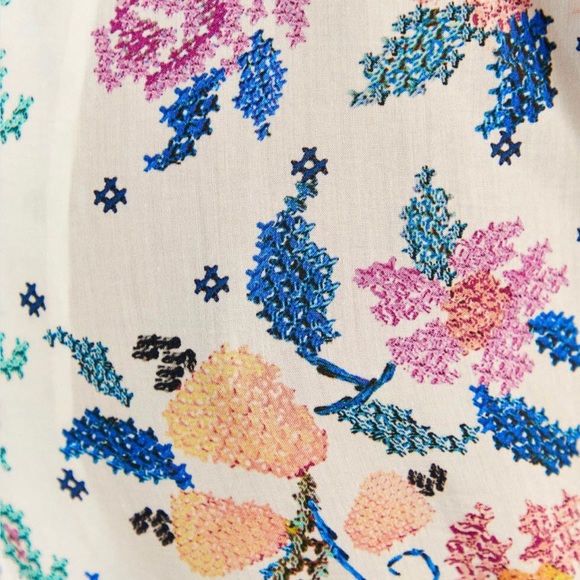 Farm Rio Off-White Romantic Bandanas Bodysuit - Picture 6 of 9